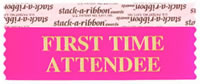 First Time Attendee Ribbons